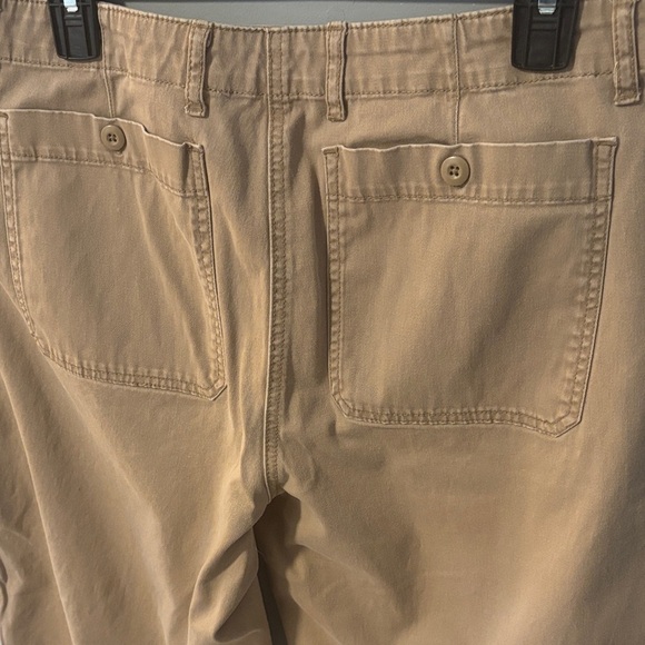 Lord & Taylor Women's Tan Cropped Pants - Picture 3 of 5